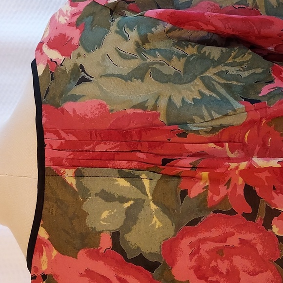 Anthropology One Fine Day Women's Sheer Jacket Top Black Floral Buttoned… - Picture 5 of 10